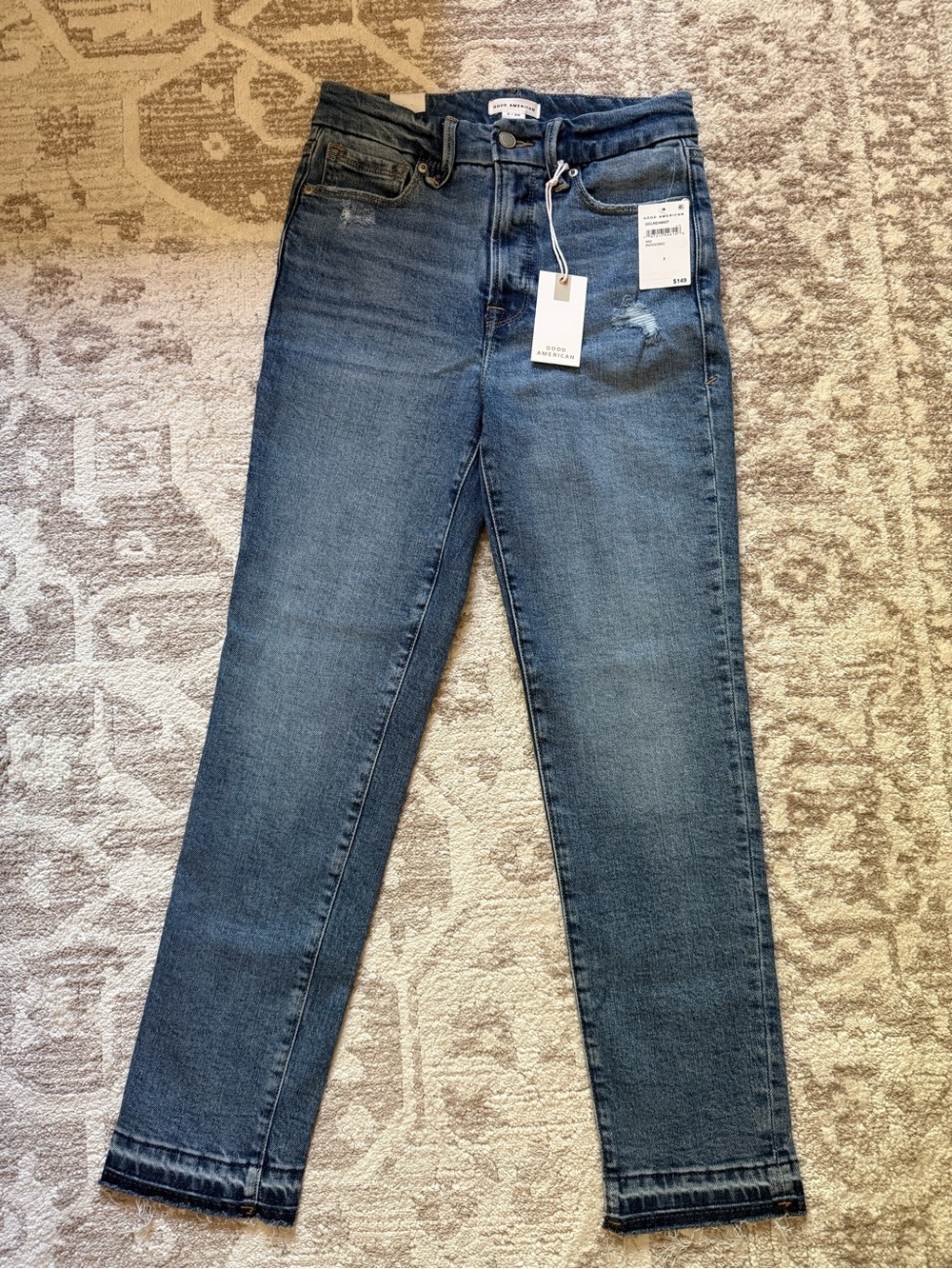 Good American High-Rise Slim Fit Jeans